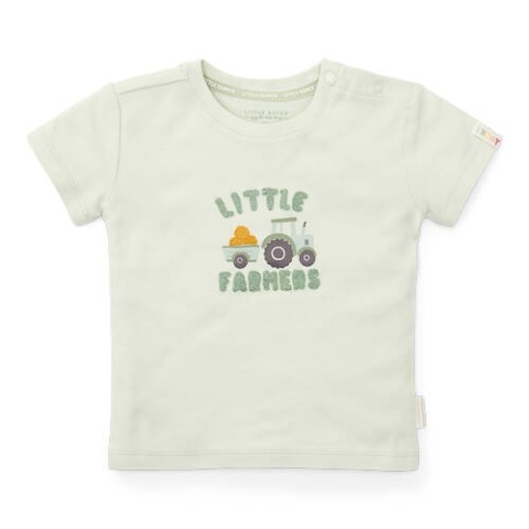Little Dutch T-shirt z krótkim rękawem Farm Green - 74