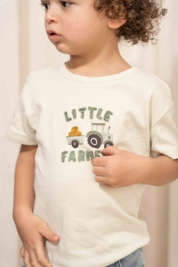 Little Dutch T-shirt z krótkim rękawem Farm Green - 74