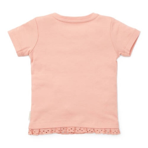 Little Dutch T-shirt z krótkim rękawem Flower Pink - 74