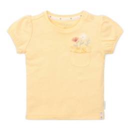 Little Dutch T-shirt z krótkim rękawem Honey Yellow - 74