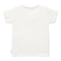 Little Dutch T-shirt z krótkim rękawem Off White Flower Girl - 74