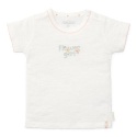 Little Dutch T-shirt z krótkim rękawem Off White Flower Girl - 74