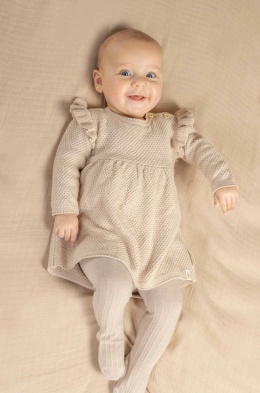 Little Dutch Rajstopy Sand - size 2 (62/74)