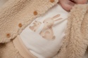 Little Dutch Zapinana bluza z kapturem Teddy - Baby Bunny Sand 92