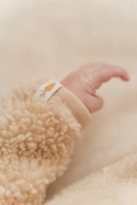 Little Dutch Zapinana bluza z kapturem Teddy - Baby Bunny Sand 92