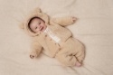 Little Dutch Zapinana bluza z kapturem Teddy - Baby Bunny Sand 92