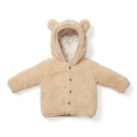 Little Dutch Zapinana bluza z kapturem Teddy - Baby Bunny Sand 92