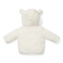 Little Dutch Zapinana bluza z kapturem Teddy - Baby Bunny Off-White 74