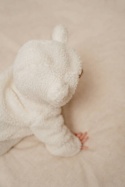 Little Dutch Zapinana bluza z kapturem Teddy - Baby Bunny Off-White 74