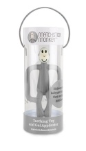 Matchstick Monkey Gryzak kojący ze szczoteczką Małpka - szary