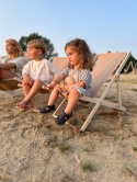 Zestaw Leżak plażowy dla dziecka i dorosłego BabyWood