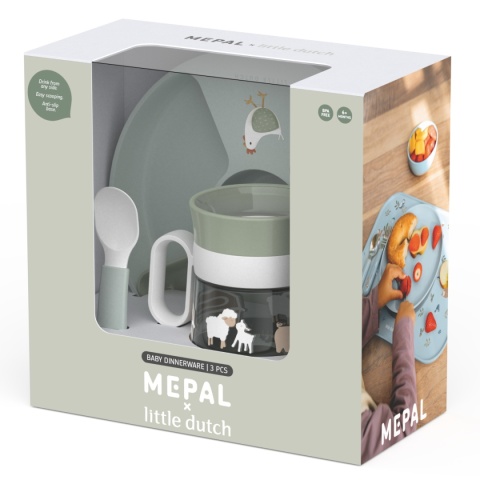 MEPAL Dziecięcy zestaw obiadowy 3-szt. Mio Little Farm