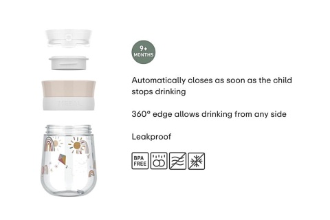 MEPAL Kubek dziecięcy treningowy do nauki picia Mio 300 ml Forest Friends