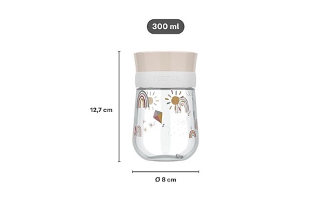 MEPAL Kubek dziecięcy treningowy do nauki picia Mio 300 ml Fairy Garden