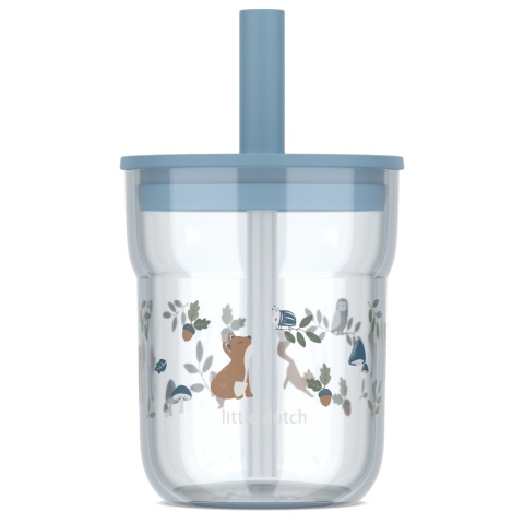 MEPAL Szklanka dziecięca ze słomką Mio 250ml Forest Friends
