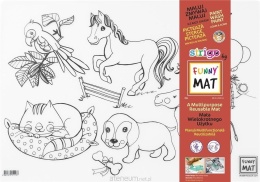 Mata transparentna Zwierzęta domowe Funny Mat