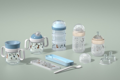 MEPAL Kubek dziecięcy ze słomką 300ml Mio Forest Friends