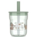MEPAL Szklanka dziecięca ze słomką Mio 250ml Little Farm