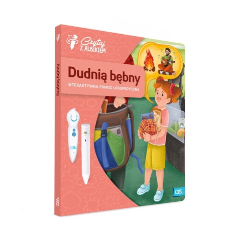 Albi Książka Dudnią bębny. Interaktywna pomoc logopedyczna 3+
