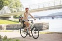 Hamax - Fotelik rowerowy Caress montowany na bagażniku lub na ramie - White/mint - ZESTAW