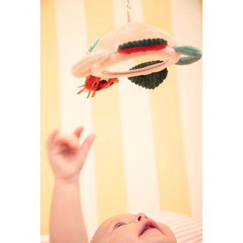 Lilliputiens Aktywizujące wielofunkcyjne lusterko sensoryczne z uchwytami Lew Jack 3m+