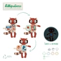 Lilliputiens Przytulanka z książeczką Lemur Elvis 6m+