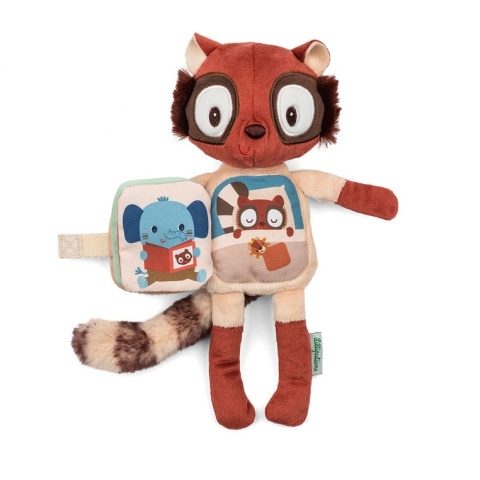 Lilliputiens Przytulanka z książeczką Lemur Elvis 6m+