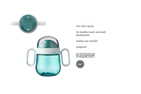 MEPAL Kubek niekapek 200ml MIO Deep Turquoise
