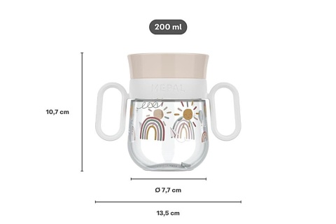 MEPAL Kubek dziecięcy treningowy do nauki picia Mio 200 ml Fairy Garden