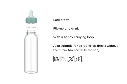 MEPAL Butelka flip-up Campus 500 ml Cool Blue