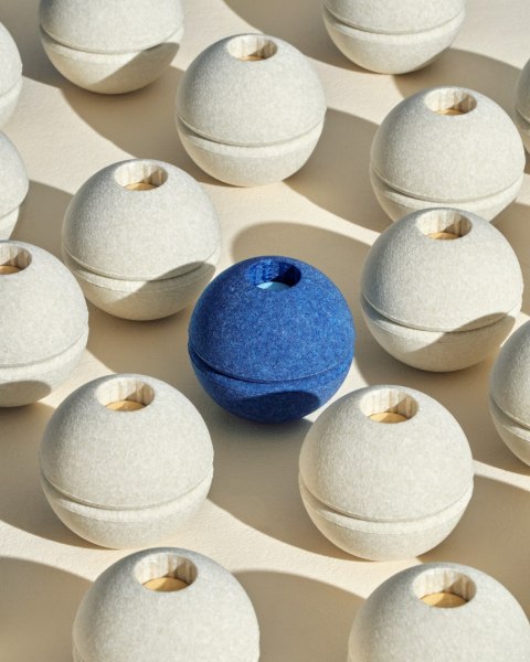 MODU - Foam Ball piłka piankowa, deep blue / sky blue