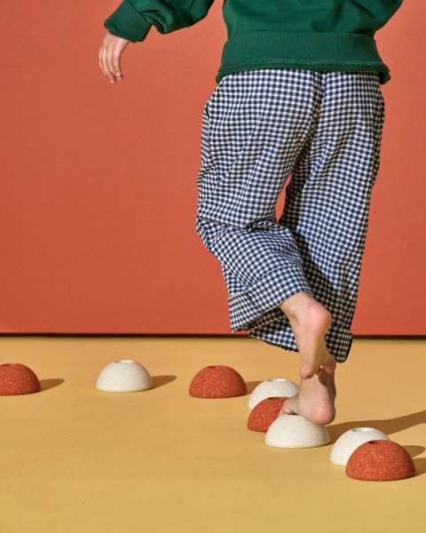 MODU - Foam Balls zestaw 3 piłek piankowych, burnt orange / dusty green
