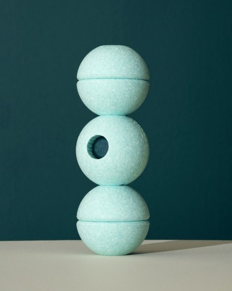 MODU - Foam Balls zestaw 3 piłek piankowych, ocean mint / forest green