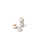 MODU - Foam Balls zestaw 3 piłek piankowych, sand grey / honey yellow