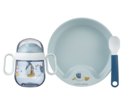 Mepal & Little Dutch Zestaw obiadowy dziecięcy 3szt. MIO Sailors Bay