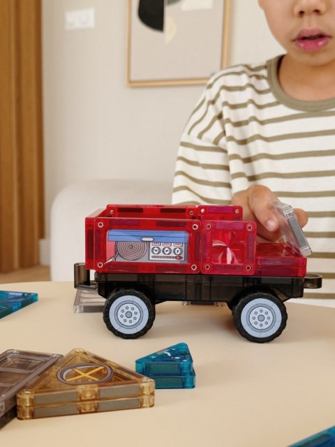 CLEVERCLIXX - klocki magnetyczne Fire Rescue Pack Intense - 39 el.