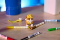 Crayola Figurki do malowania i mycia - zwierzątka 5 szt., flamastry zmywalne 8 szt., szczoteczka, wanna -Washimals Psi Patrol 3+
