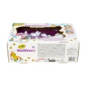 Crayola Figurki do malowania i mycia - zwierzątka 4 szt, flamastry zmywalne 6 szt., szczoteczka, wanna Washimals Kotki Glam 3+