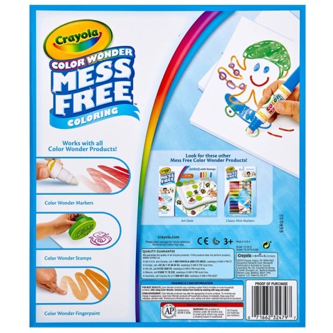 Crayola Papier do kolorowania magicznymi flamastrami Color Wonder Mess Free 3+