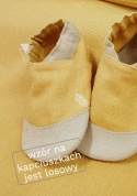 LIMITED EDITION kolekcja WIOSNA kapcie Barefoot PANAMA ŻÓŁTE SŁOŃCE PRO z kauczukową podeszwą