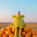 DOUDOU - MIAM! Laurent Jade, 40 cm, zielona pomarańcza