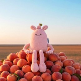 DOUDOU - MIAM! Taylor Peach, 40 cm, różowa brzoskwinia
