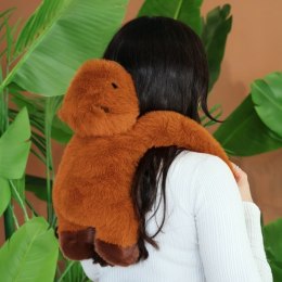 DOUDOU - obciążeniowa pluszowa kapibara Podcoll Histoire d'Ours, 50 cm, rudy brązowy