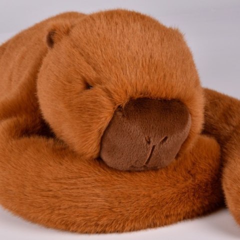 DOUDOU - obciążeniowa pluszowa kapibara Podcoll Histoire d'Ours, 50 cm, rudy brązowy