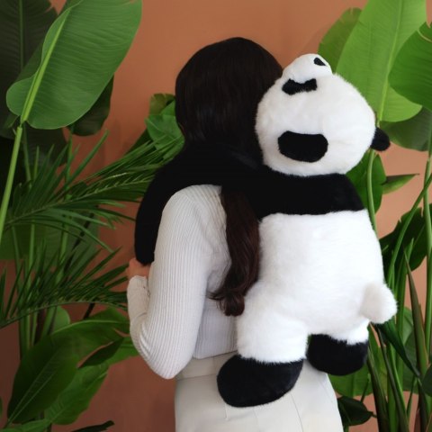 DOUDOU - obciążeniowa pluszowa panda Podcoll Histoire d'Ours, 75 cm, czarno-biały