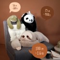 DOUDOU - obciążeniowa pluszowa panda Podcoll Histoire d'Ours, 75 cm, czarno-biały