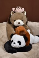 DOUDOU - obciążeniowa pluszowa panda Podcoll Histoire d'Ours, 75 cm, czarno-biały