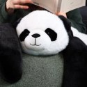 DOUDOU - obciążeniowa pluszowa panda Podcoll Histoire d'Ours, 75 cm, czarno-biały