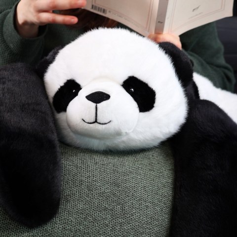 DOUDOU - obciążeniowa pluszowa panda Podcoll Histoire d'Ours, 75 cm, czarno-biały
