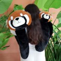 DOUDOU - obciążeniowa pluszowa panda ruda Podcoll Histoire d'Ours, 50 cm, pomarańczowy